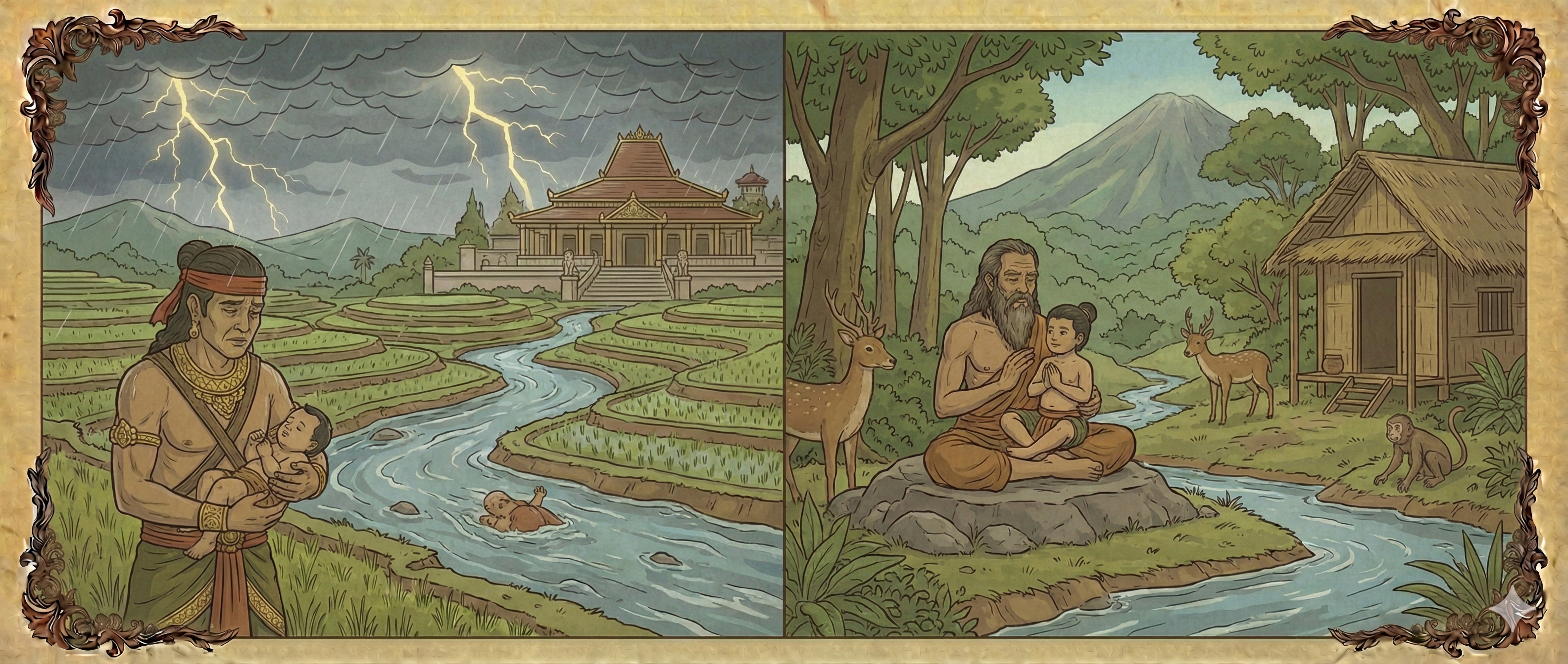 di Kerajaan kanjuruhan, lahir Jaka Bluwo